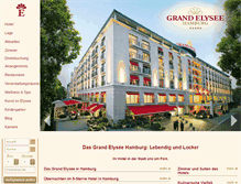 Tablet Screenshot of grand-elysee.com